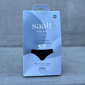 Saalt Wear Leakproof Underwear Bikini Absorbent Period Panties 3XL‎